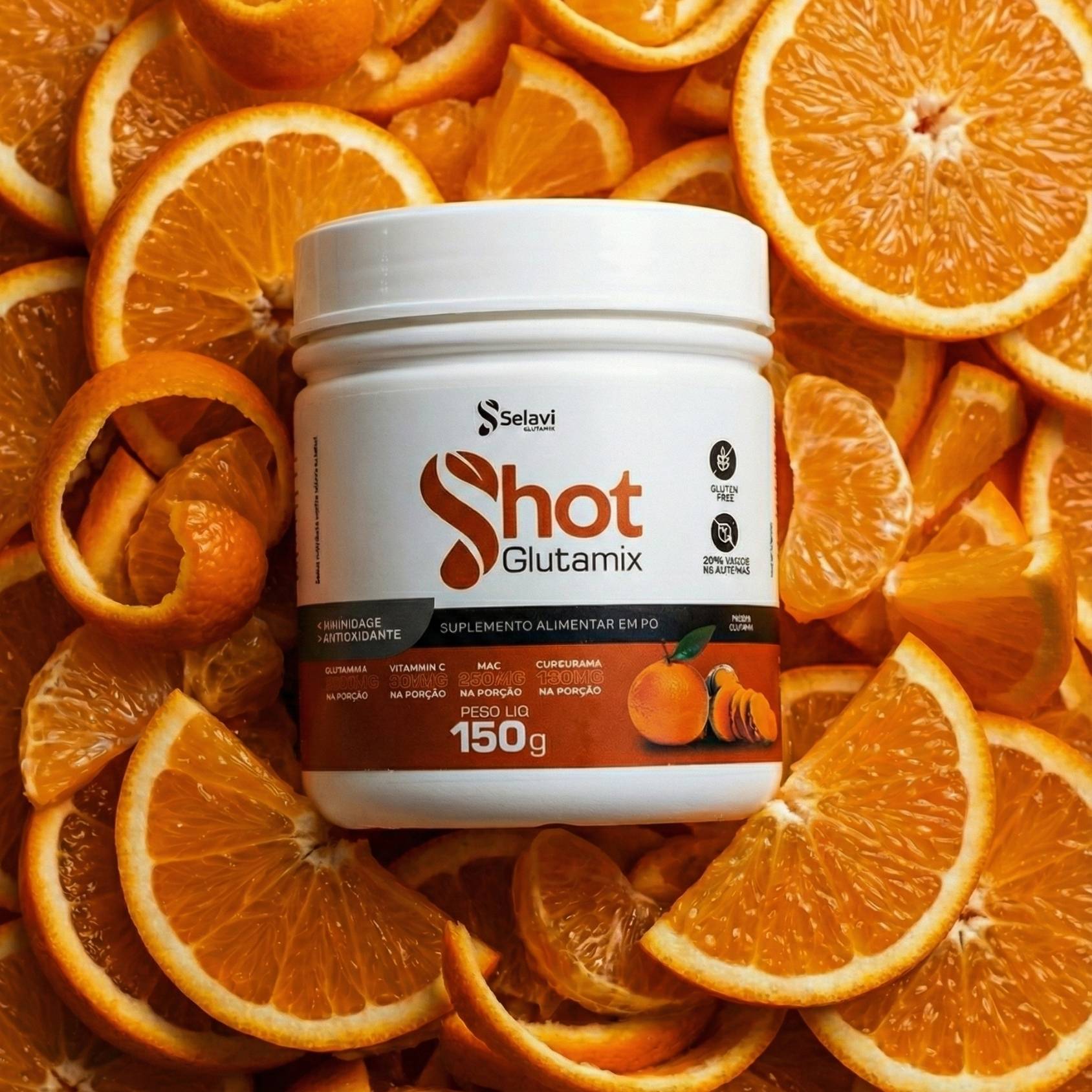 Shot Glutamix Laranja